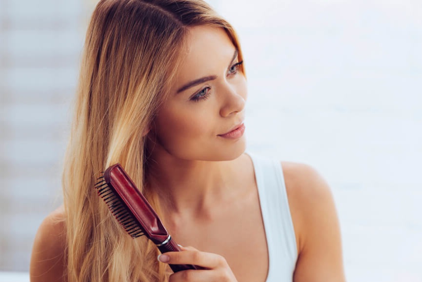 blonde-brushing